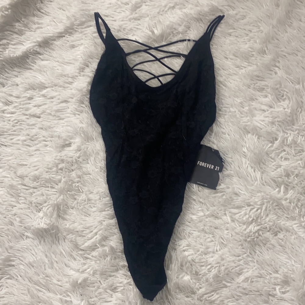 forever 21 lace bodysuit